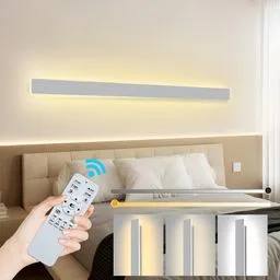 Nowoczesny kinkiet ścienny LED Ztwleed 100 cm 38W z pilotem