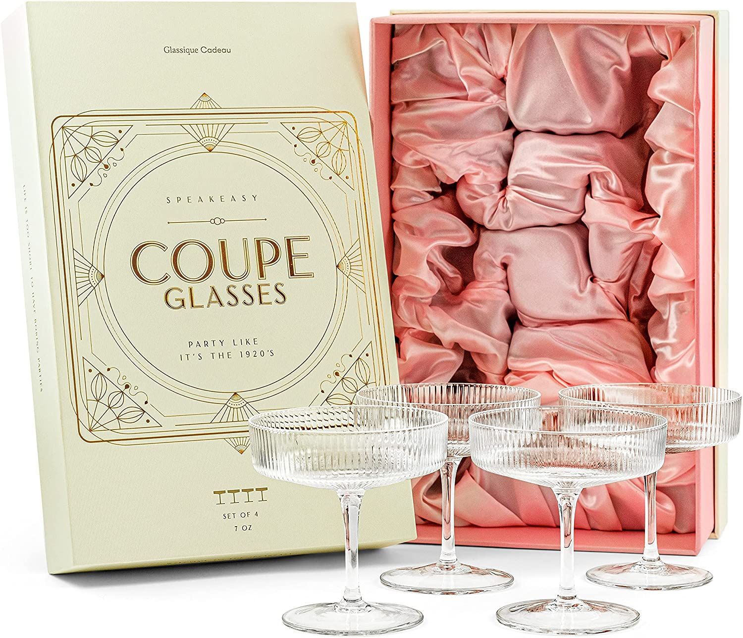 Kieliszki do Koktajli i Szampana Glassique Cadeau 4 szt.