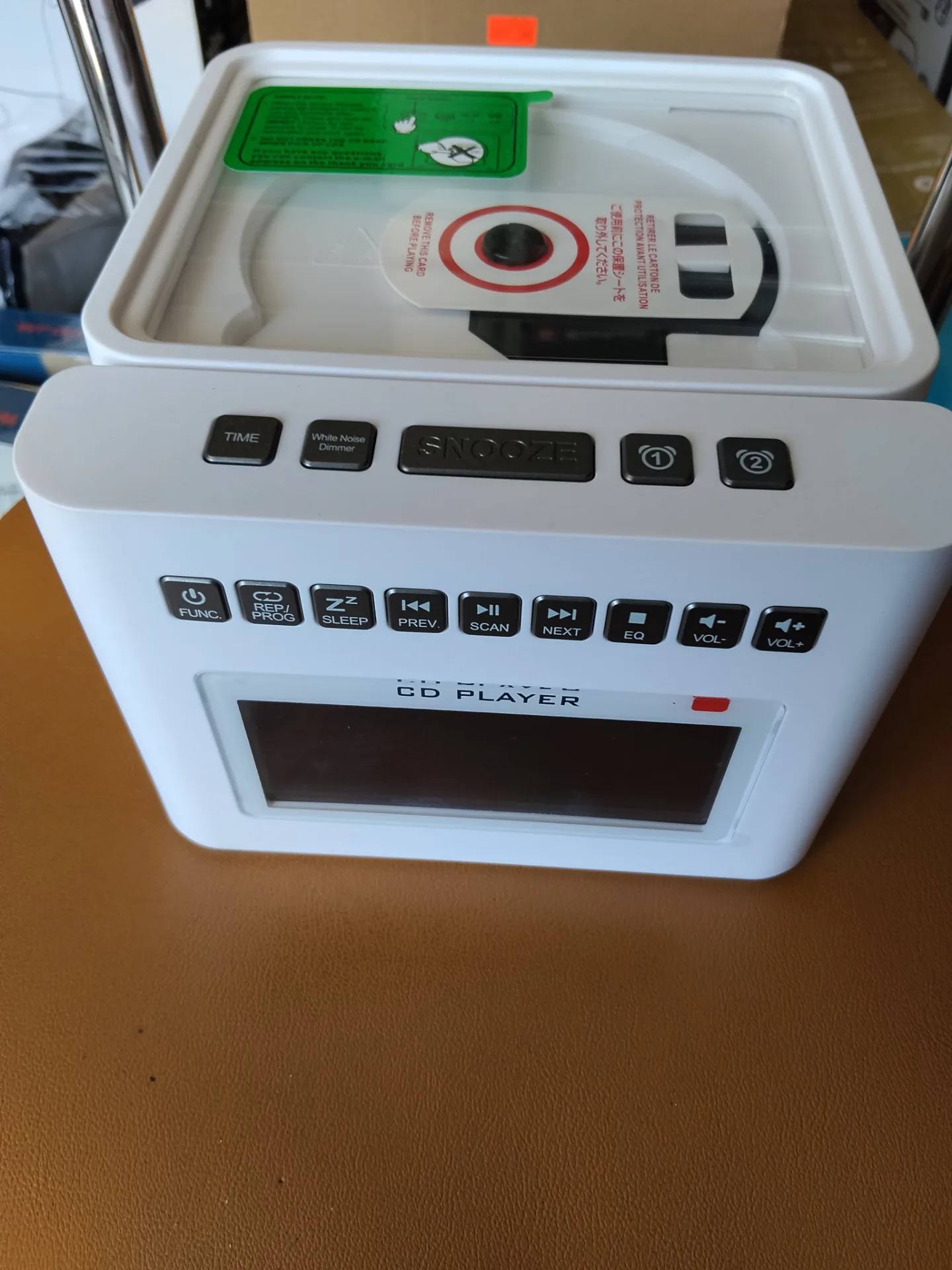 Przenośny Odtwarzacz CD Kuephom CD-W17 Bluetooth Akumulator Radio FM