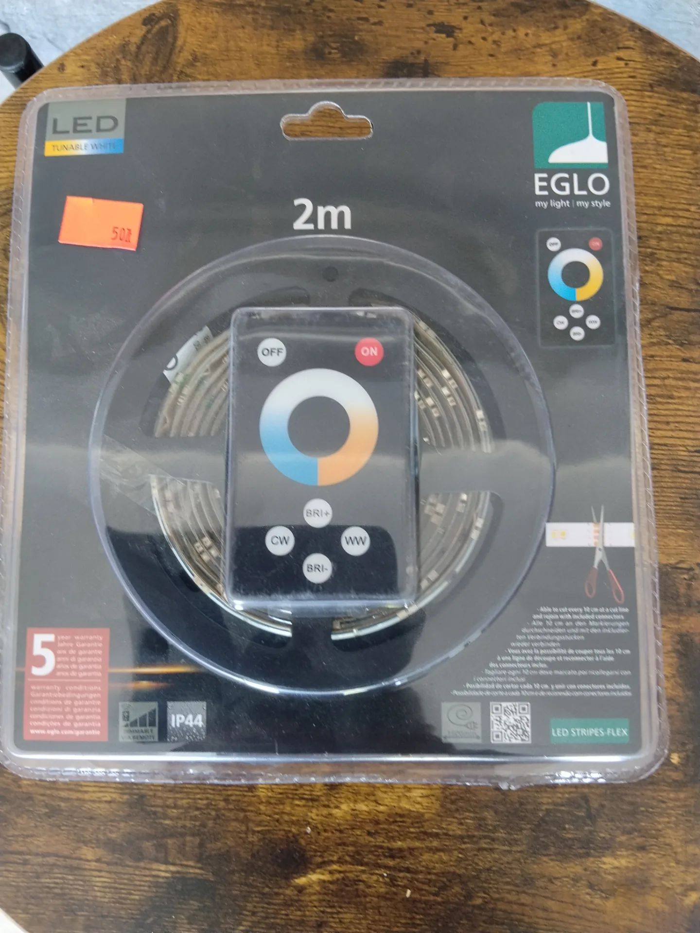 Taśma LED EGLO Stripes-Flex 2m IP44 z Pilotem
