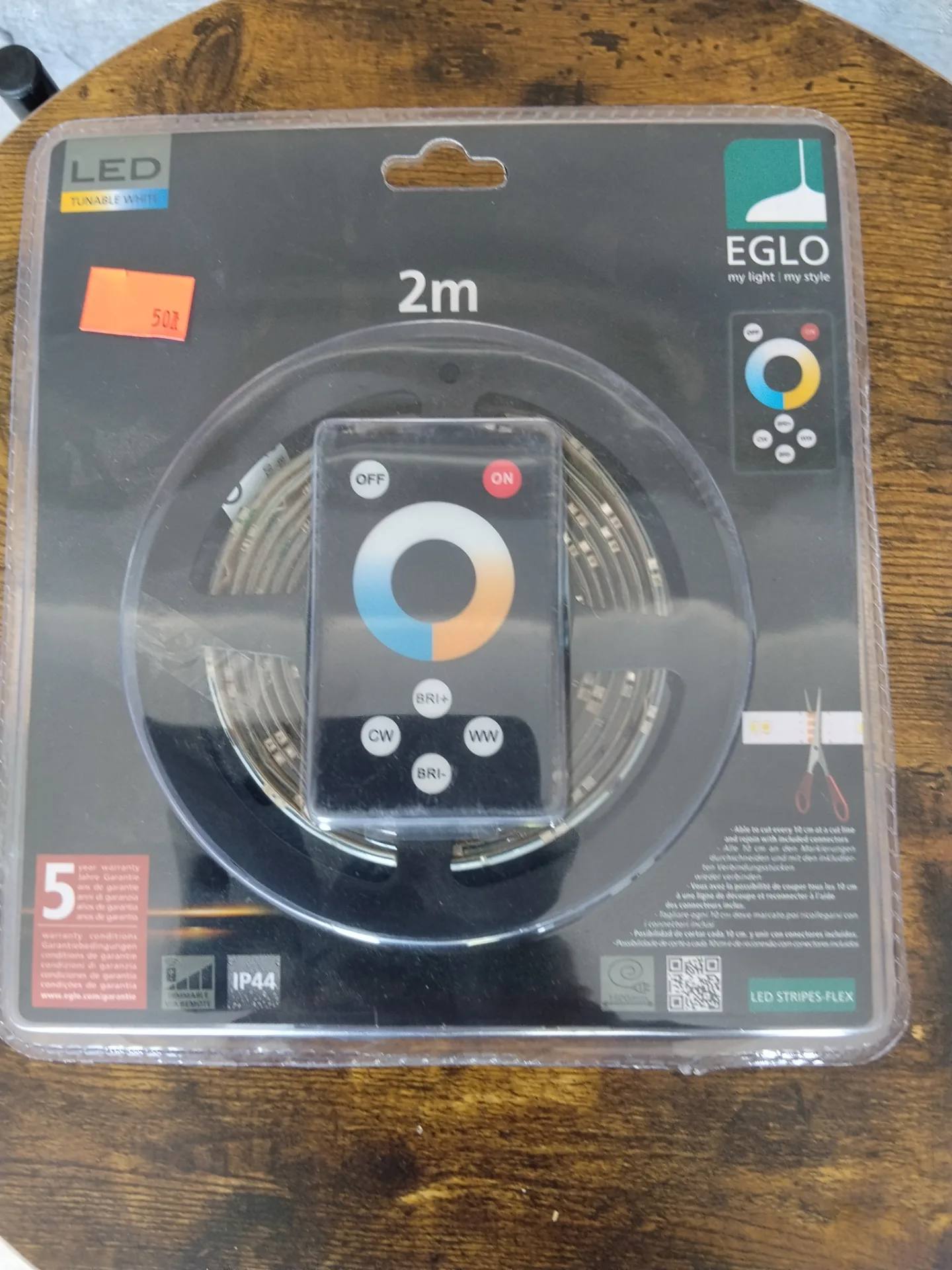 Taśma LED EGLO Stripes-Flex 2m IP44 z Pilotem