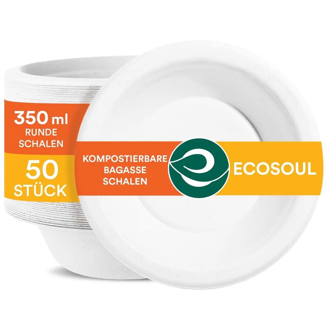 Ekologiczne miski jednorazowe Eco Soul 350ml 1000 szt