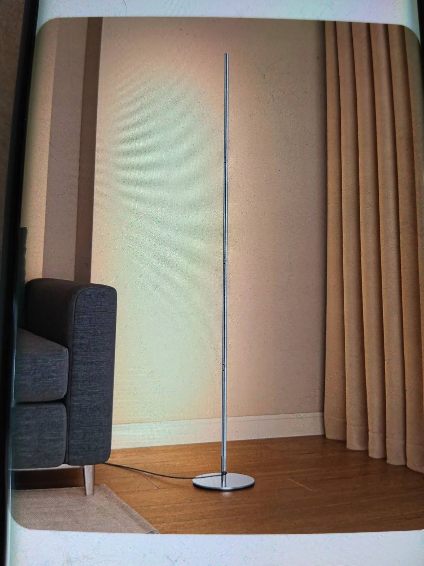 Nowoczesna lampa stojąca podłogowa LED EDISHINE 19W czarna
