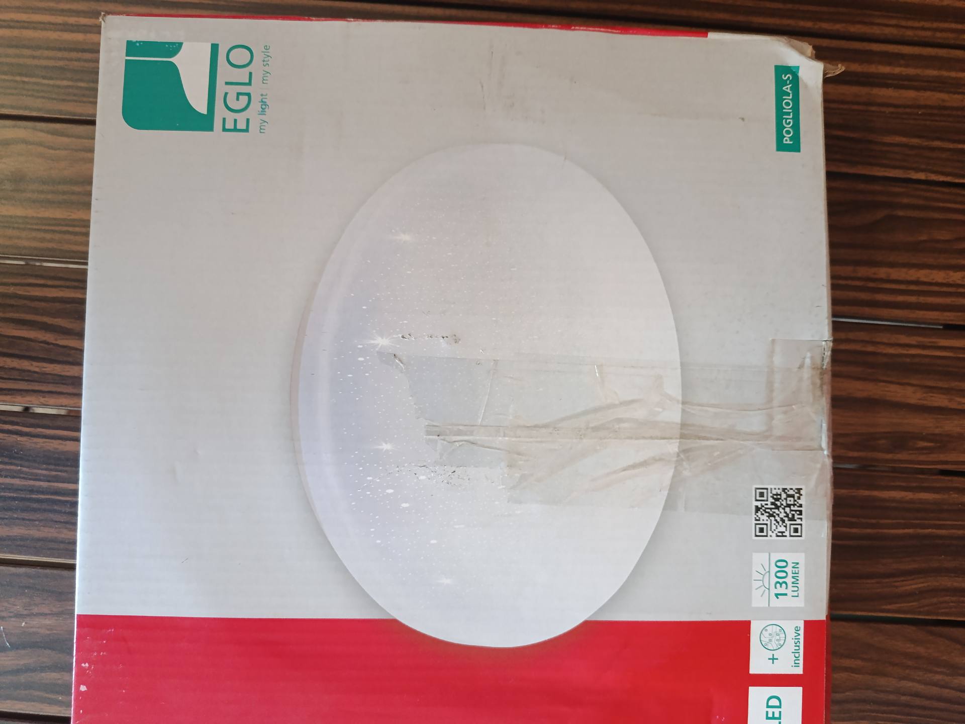 Nowoczesna Lampa Sufitowa Plafon LED EGLO Pogliola-S 1300 lm
