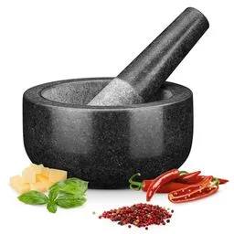 Moździerz granitowy z tłuczkiem H&S XXL 16 cm solidny