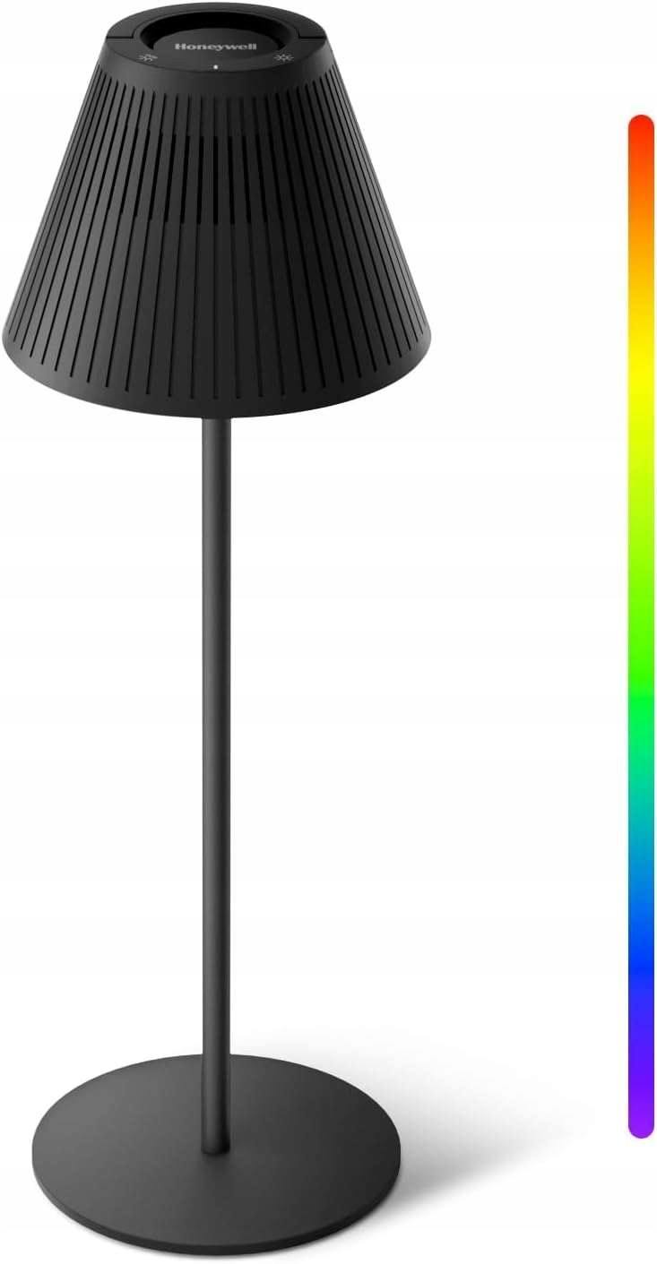 Lampa stołowa Honeywell HWT-M1 bezprzewodowa LED RGB obrotowa czarna