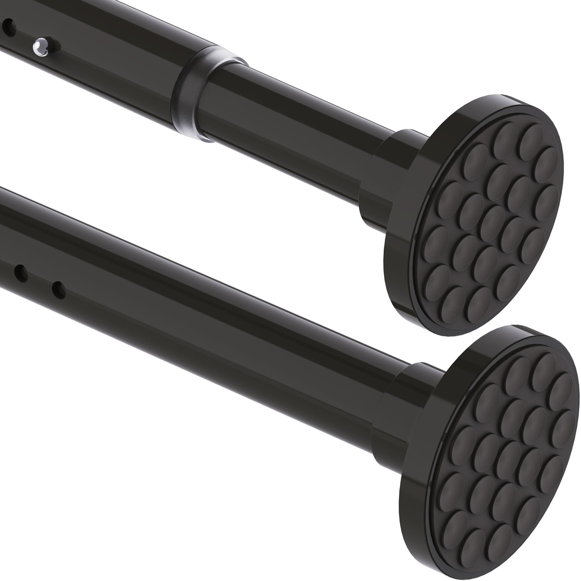 Drążek prysznicowy rozporowy Aiitomg 300-355 cm fi 32 mm czarny