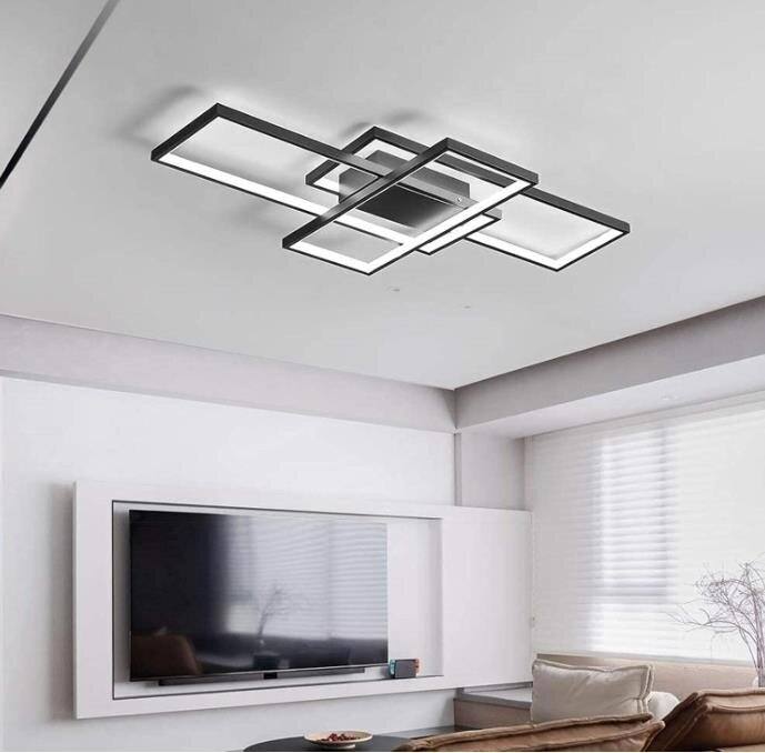 Nowoczesna lampa sufitowa LED Diossad 6601 108W ściemnialna z pilotem