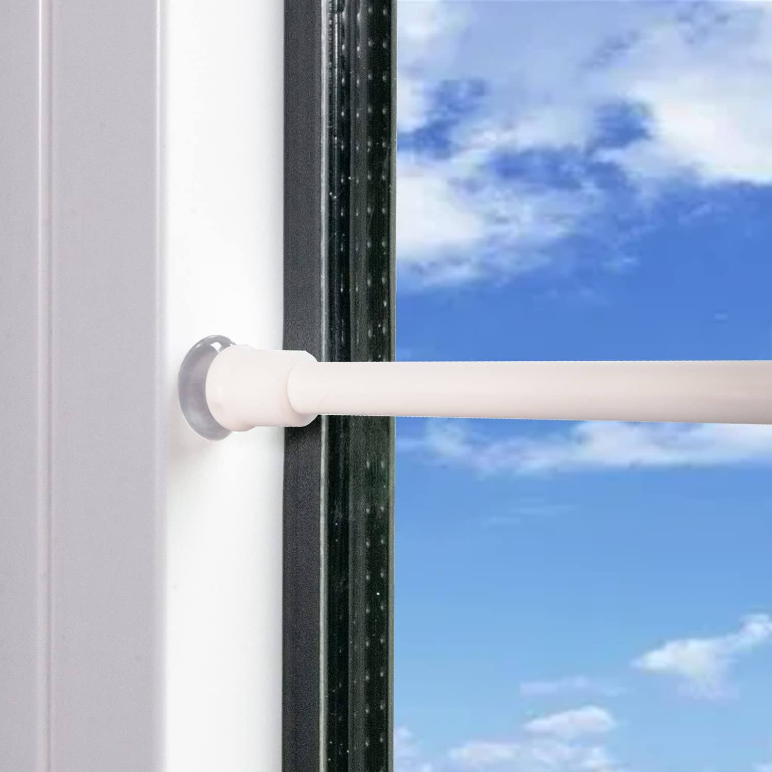Drążek teleskopowy zaciskowy Gdevkhn 70-120 cm 3 sztuki biały
