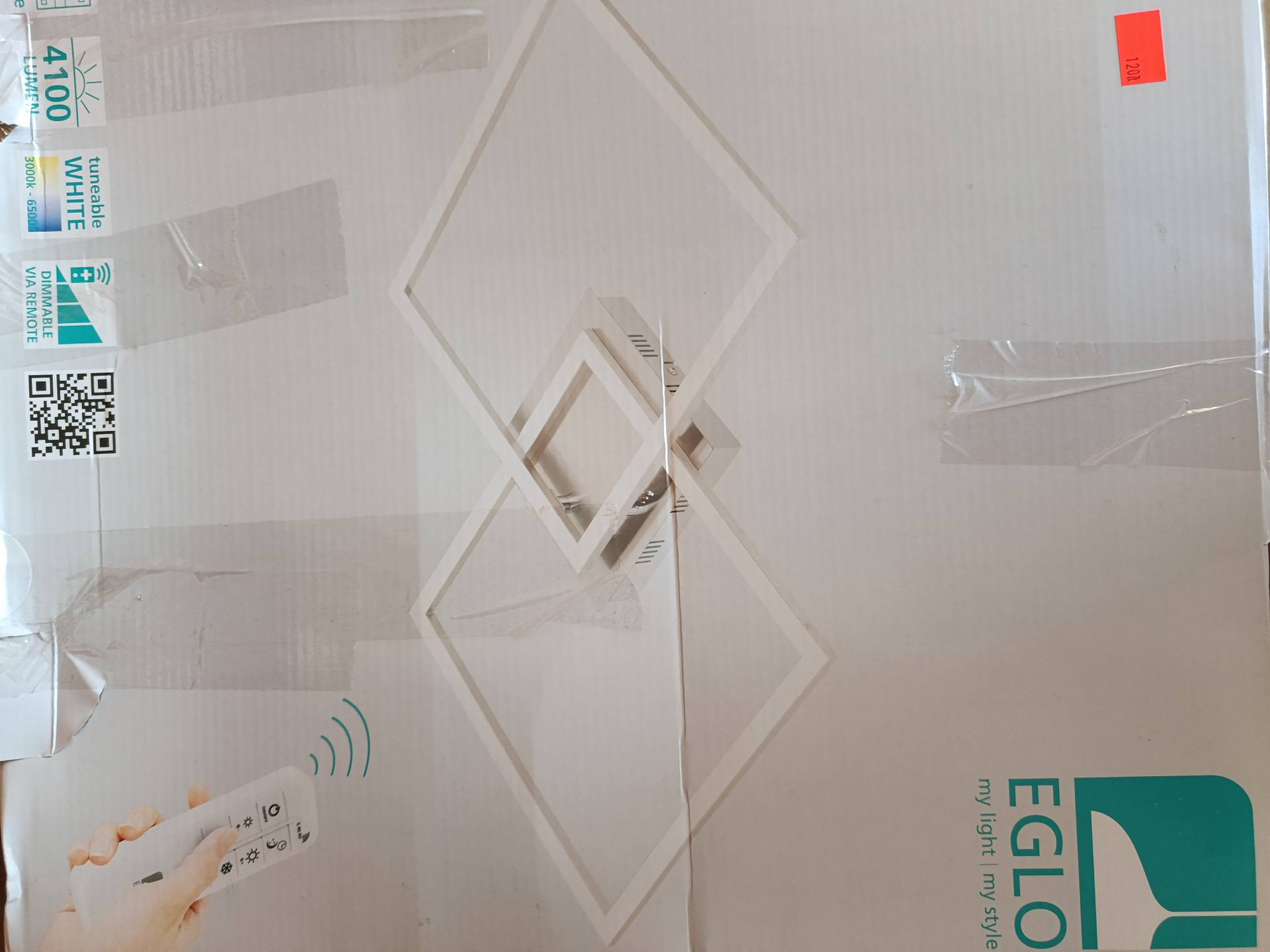Plafon LED z pilotem