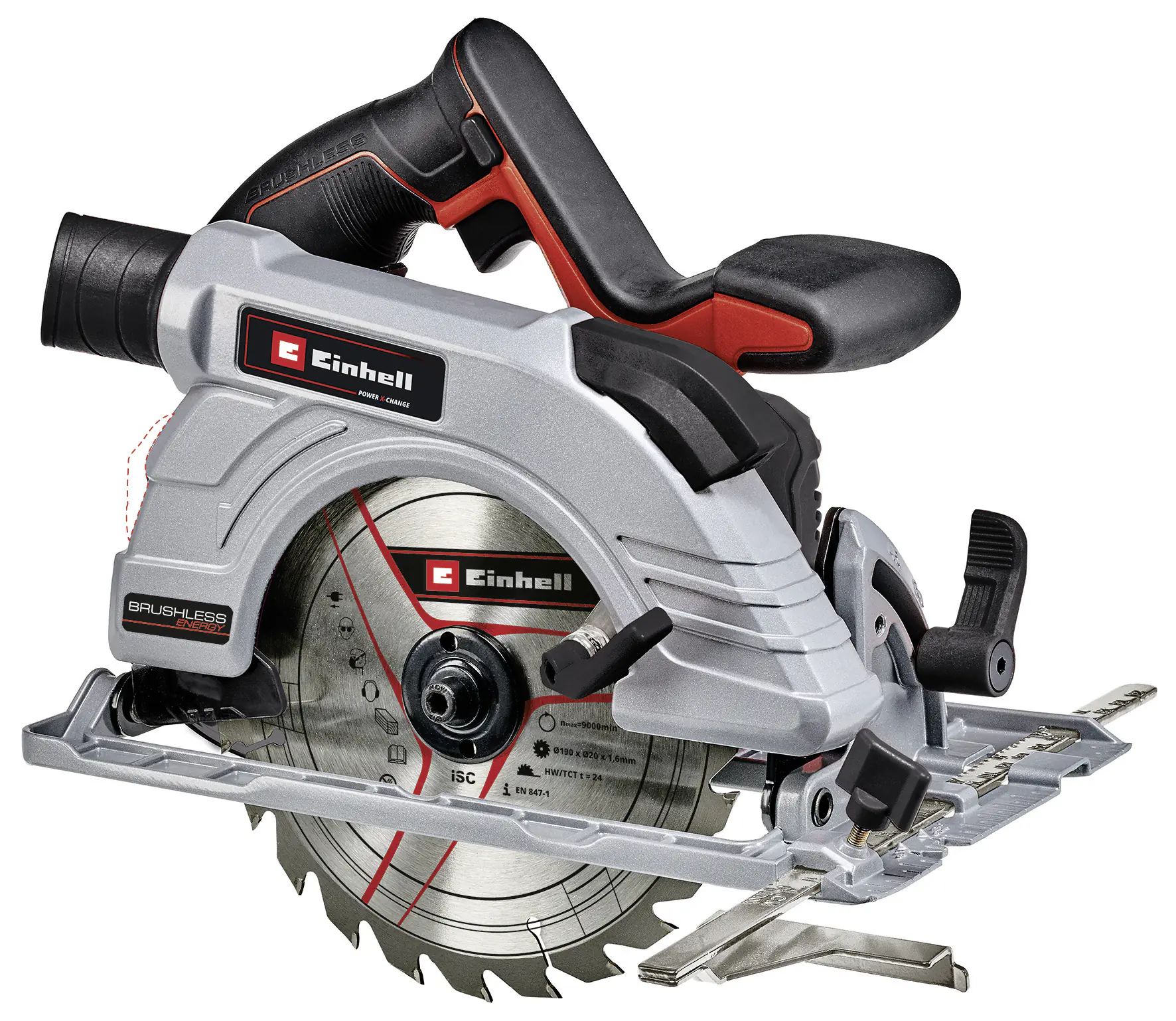 Akumulatorowa pilarka tarczowa Einhell TP-CS 18/190 Li BL-Solo