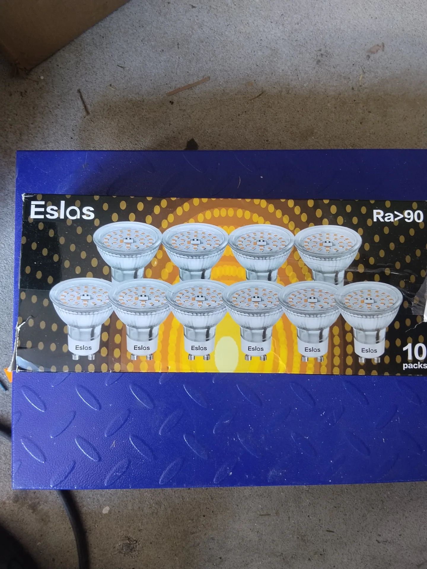 Żarówki LED GU10 5W Eslas 550lm Ra90 120 stopni zestaw 10 sztuk