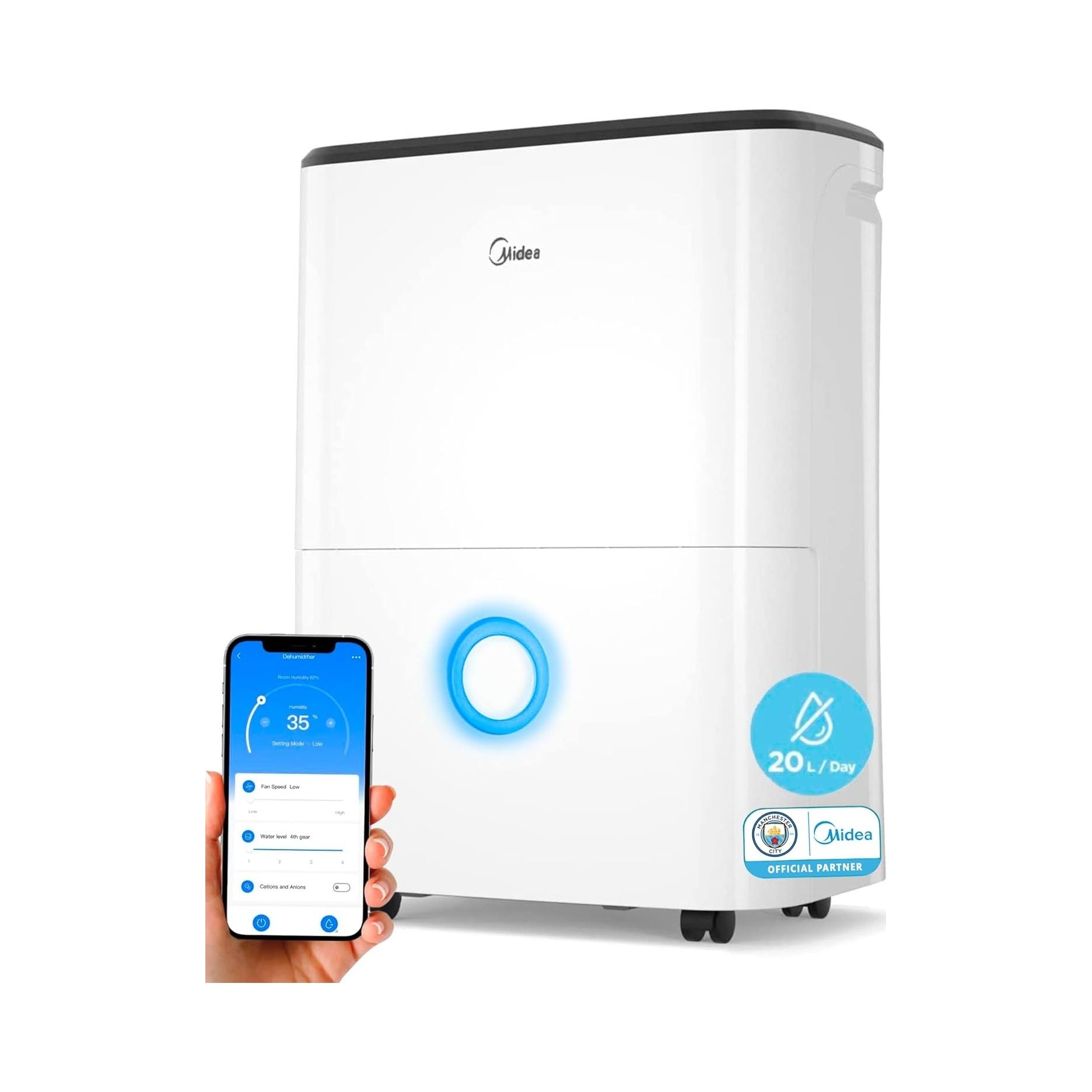 Osuszacz powietrza pochłaniacz Midea 20L 440W biały