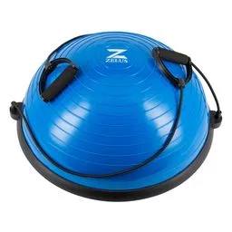 Piłka platforma równoważna Zelus Balance Ball 58 cm z ekspanderami