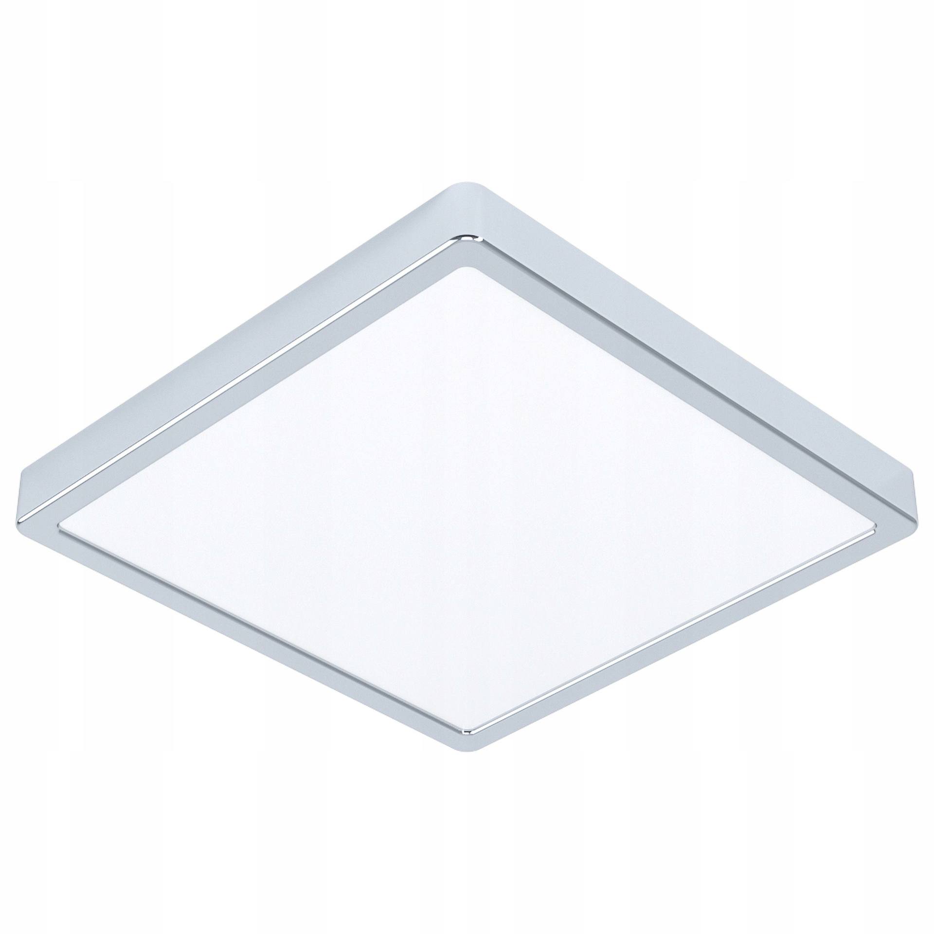 Plafon kwadratowy LED EGLO Fueva 5 28,5 cm 20,5W srebrny IP44